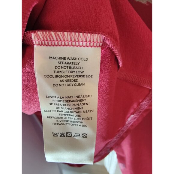 Free People Strawberry Floral Pink V-Neck Buttoned Long Sleeve (SOLD) - Picture 6 of 7